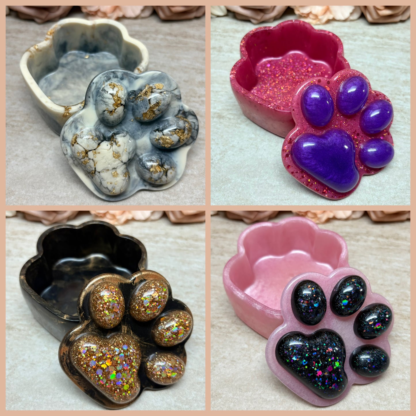 Dose "Pfote" versch. Designs